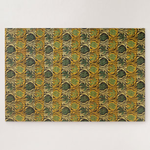 Tulip and Lily Pattern (by William Morris) Jigsaw Puzzle