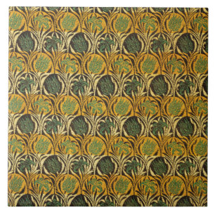 Tulip and Lily Pattern (by William Morris) Tile