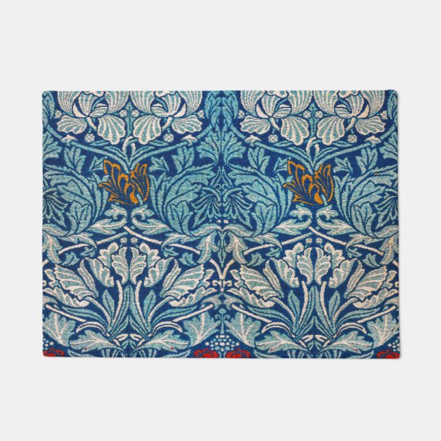 Tulip And Rose (1890) By William Morris Doormat (Front)