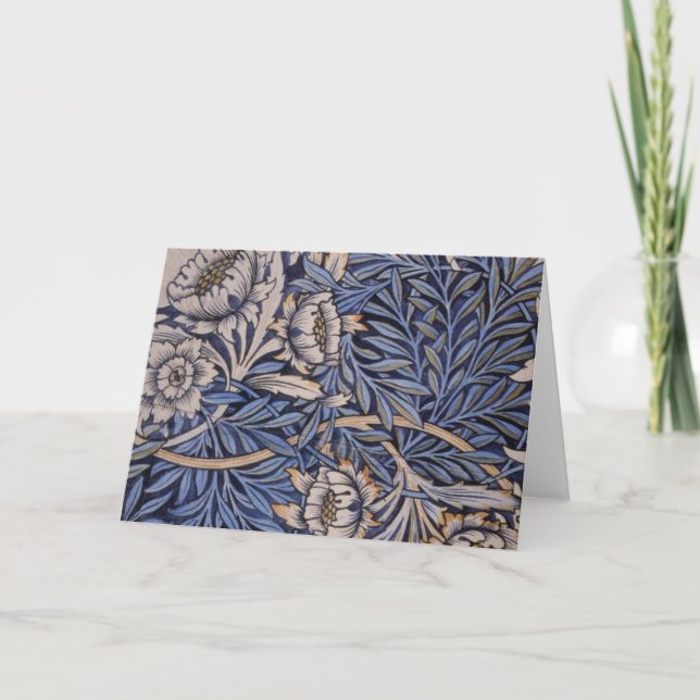 Tulip and Willow By William Morris Card (Front)