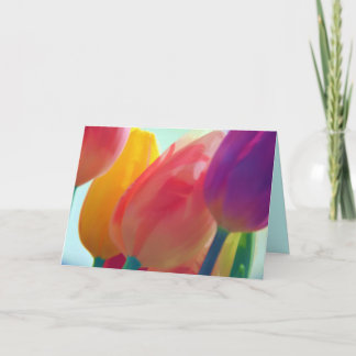 Tulip Balloons Greeting Card