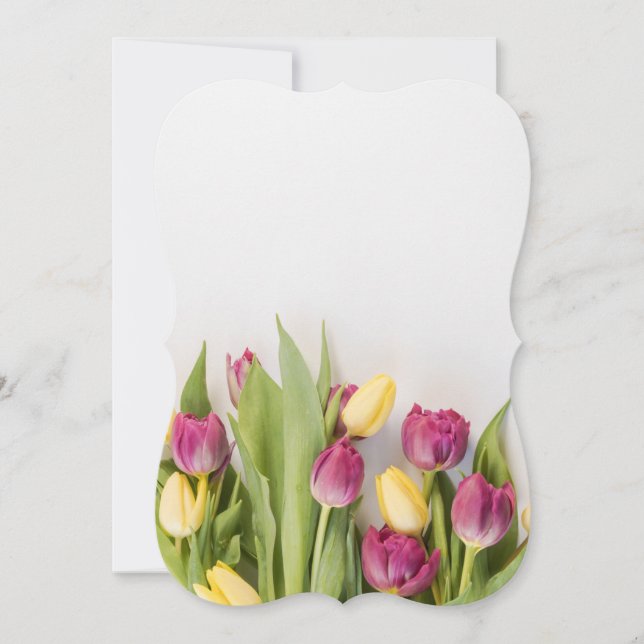 TULIP BLANK INVITE CARD (Front)