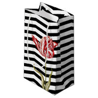 Tulip Botanical Chevron Stripe Pattern