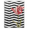 Tulip Botanical Chevron Stripes Pattern
