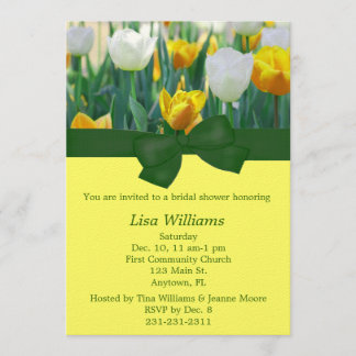 Tulip Bridal Shower Invitation
