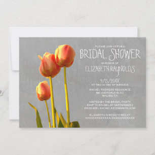 Tulip Bridal Shower Invitations