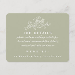 Tulip Cascade Moss detail card