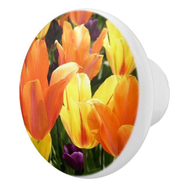 Tulip Ceramic Knob (Right)