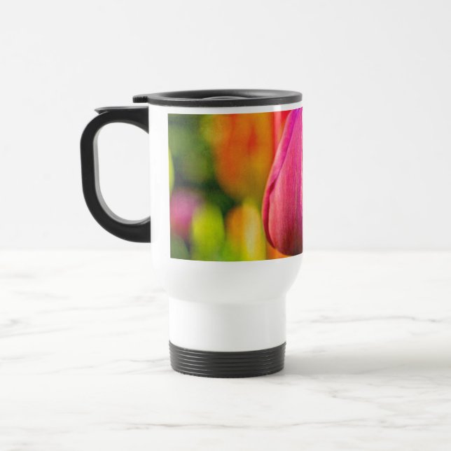 Tulip Collage Travel Mug (Left)