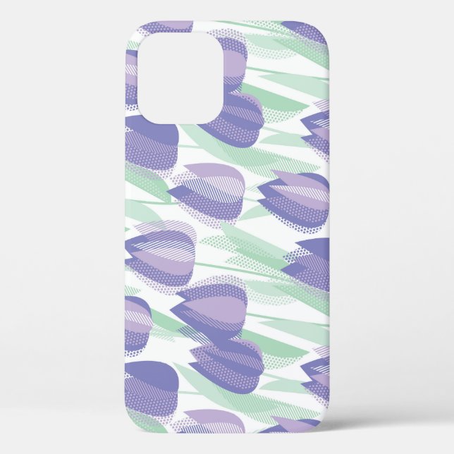 Tulip design: pale violet floral. Case-Mate iPhone case (Back)