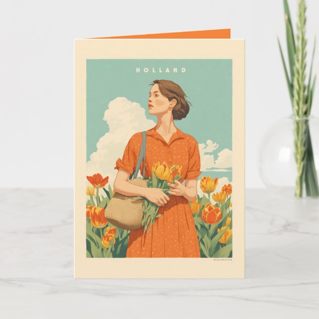 Tulip Dreams in Holland Invitation (Front)