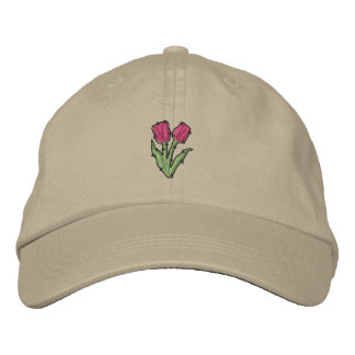 Tulip Embroidered Hat