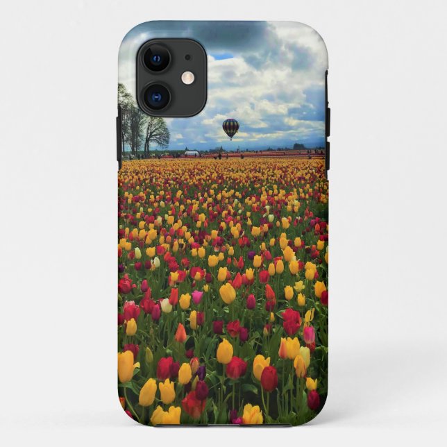 Tulip Farm in Oregon Case-Mate iPhone Case (Back)