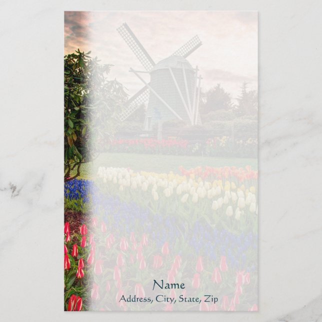 Tulip Festival Stationery (Front)