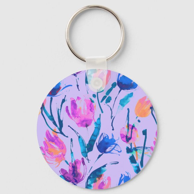Tulip fever key ring (Front)