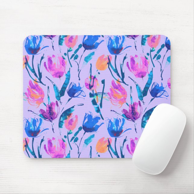 Tulip fever mouse pad (With Mouse)