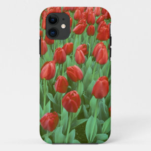 Tulip field blooms in the spring. Case-Mate iPhone case