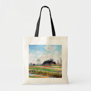 Tulip Fields in the Netherlands, Monet Tote Bag