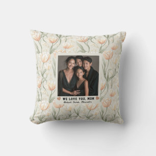 Tulip Floral Big Mum Mum Grandma Photo Sofa Cushion