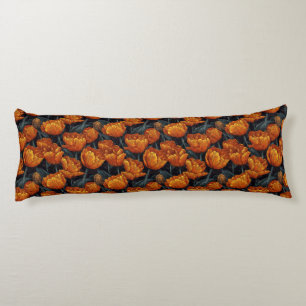 Tulip Floral Coastal Decor Modern Neck Body Cushion