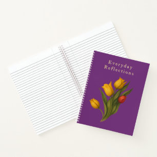 Tulip Floral Notebook Everyday Reflections