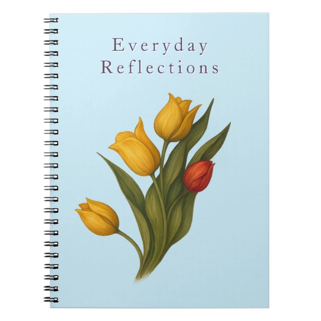 Tulip Floral Notebook | Everyday Reflections (Front)
