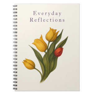 Tulip Floral Notebook Everyday Reflections