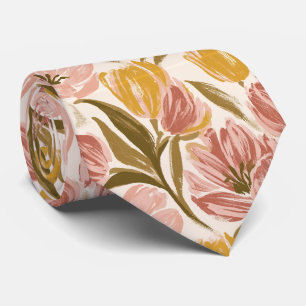 Tulip Flower Anniversary Reception Wedding  Tie