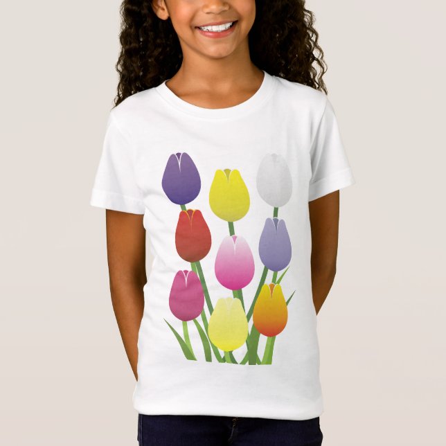 Tulip Flower T-Shirt (Front)
