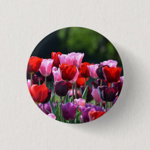 Tulip Flowers Badge / Button