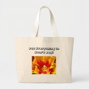 Tulip Flowers bag Put everything in Mum's bag