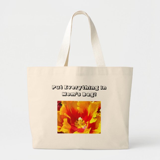 Tulip Flowers bag Put everything in Mum's bag (Front)