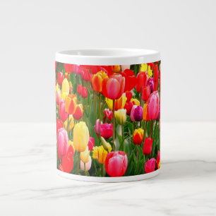 Tulip Flowers Garden Large Coffee Mug