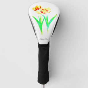 Tulip Flowers Golf Head Cover