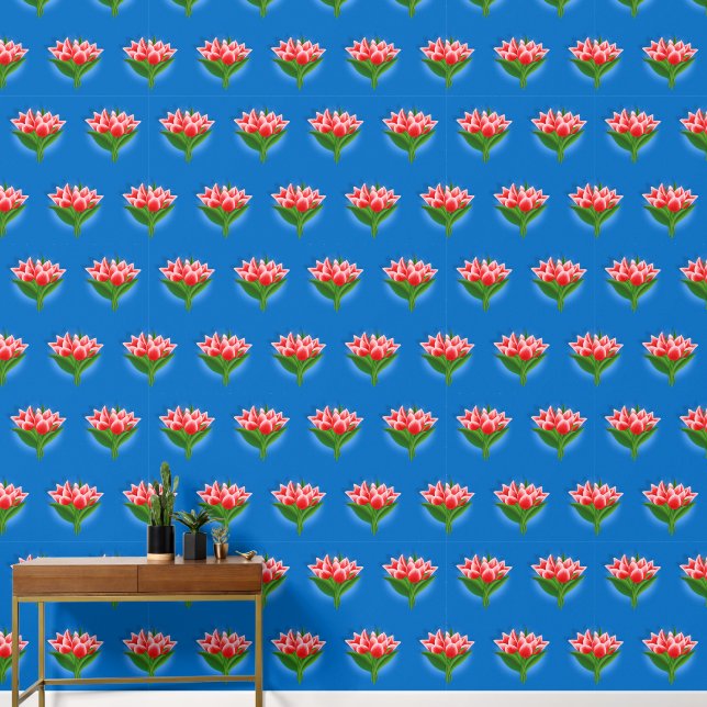 Tulip Flowers Wallpaper (Hallway)