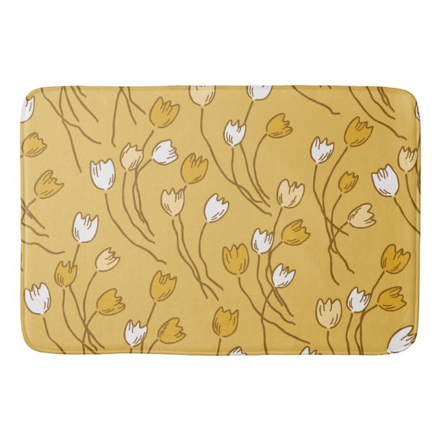 Tulip Garden Bath Mat (Front)