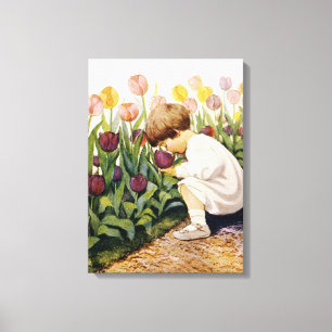 Tulip Garden Canvas Print