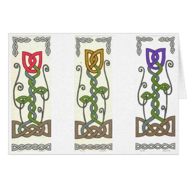 Tulip Garden card (Front Horizontal)