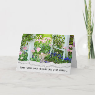 Tulip Garden Friendship Card