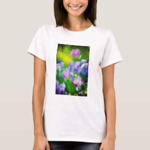 Tulip garden, Giverny, France T-Shirt