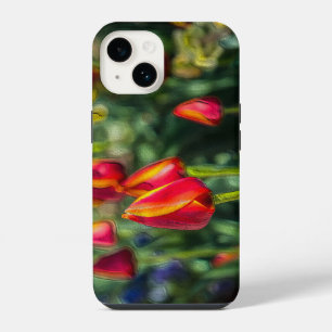 Tulip Garden Textured iPhone Case