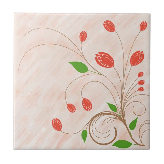 Tulip Garden Tile (Front)