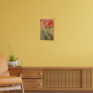 Tulip Gardening Art Poster