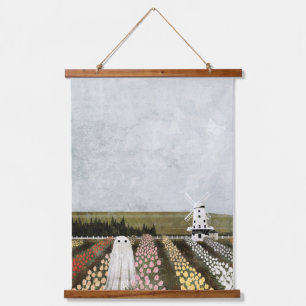 Tulip Ghost Hanging Tapestry