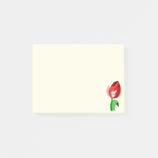 Tulip Girl Post-it® Notes (Front)