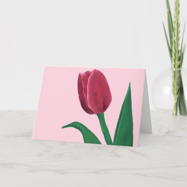 Tulip Greeting Card (Front)