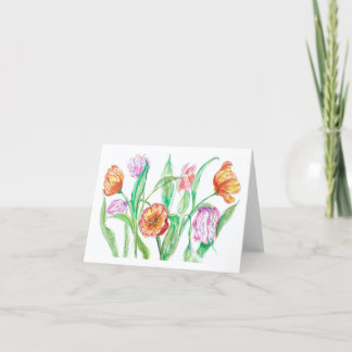 Tulip Greeting Card by Kim Lester