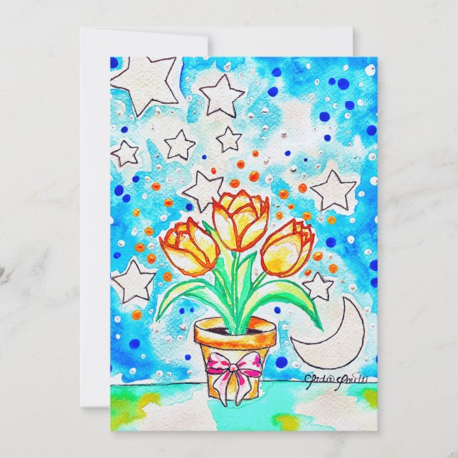 Tulip Invitation (Front)