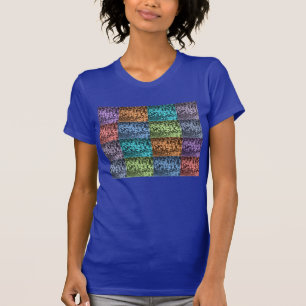 Tulip Jersey T-Shirt  (Lapis) - Multi-Coloured