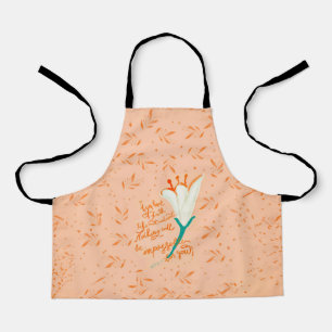 Tulip Love-Faith Like a Mustard Seed  Apron